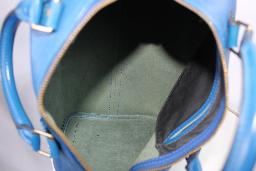 Louis Vuitton Speedy 30 Toledo Blue