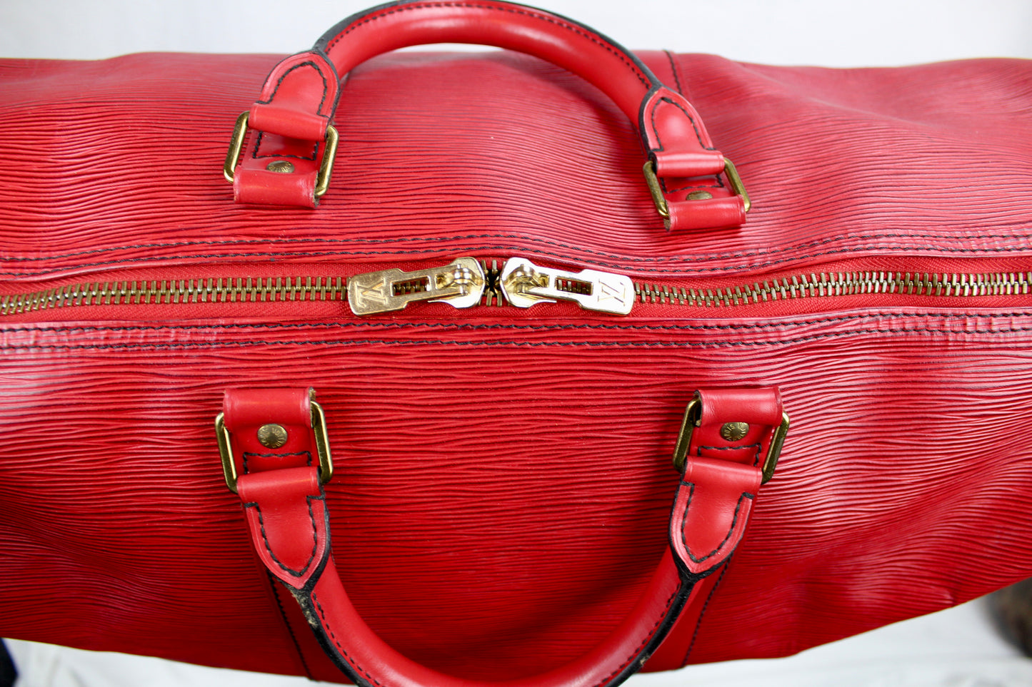Louis Vuitton Keepall 50 Castillian Red