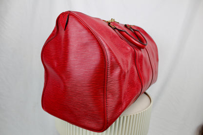 Louis Vuitton Keepall 50 Castillian Red