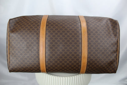 Celine Macadam Boston Bag with Shoulder Strap