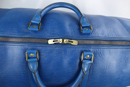 Louis Vuitton Epi Keepall 60 Toledo Blue
