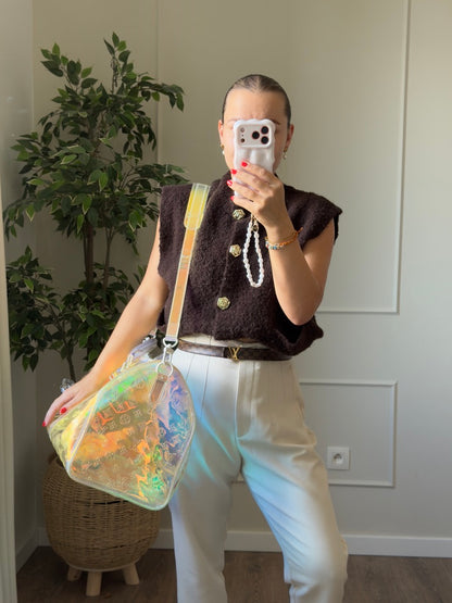 Louis Vuitton Keepall 50 Bandouliere Prism Limited Edition