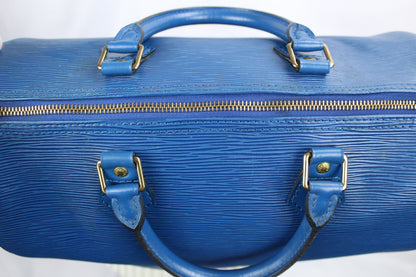 Louis Vuitton Speedy 30 Toledo Blue