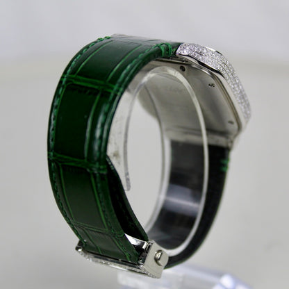 Cartier Santos Large Iced out - WSSA0062
