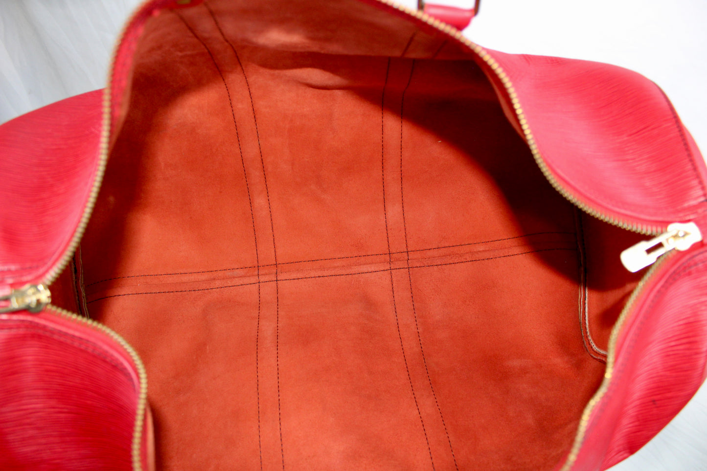 Louis Vuitton Keepall 50 Castillian Red