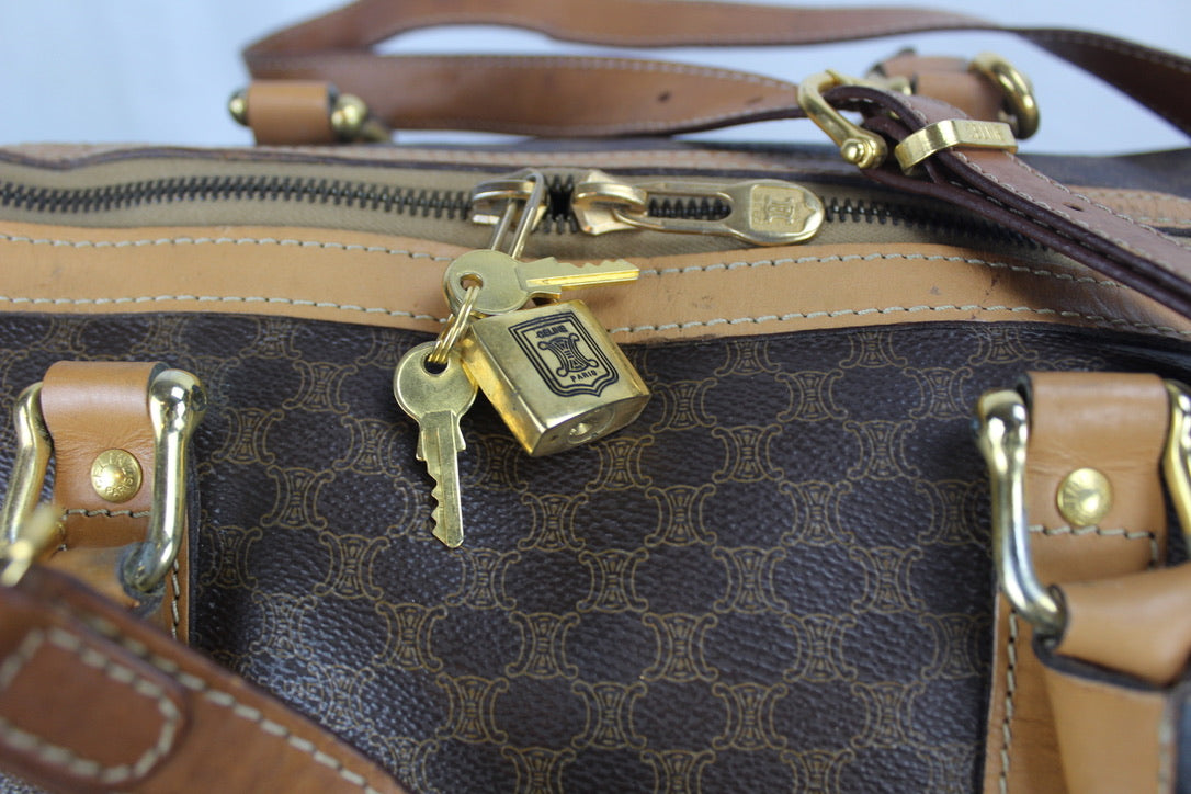 Celine Macadam Boston Bag