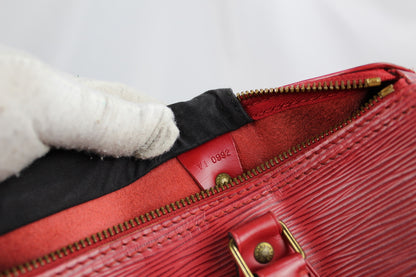 Louis Vuitton Speedy 35 Castilian Red