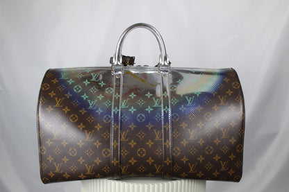 Louis Vuitton Keepall 50 Bandouliere Metallic Nebula