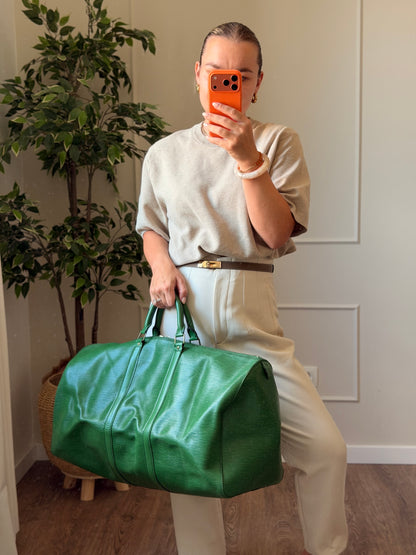 Louis Vuitton Keepall 55 Borneo Green