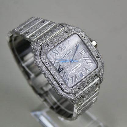 Cartier Santos Large - WSSA0009 - ICED OUT