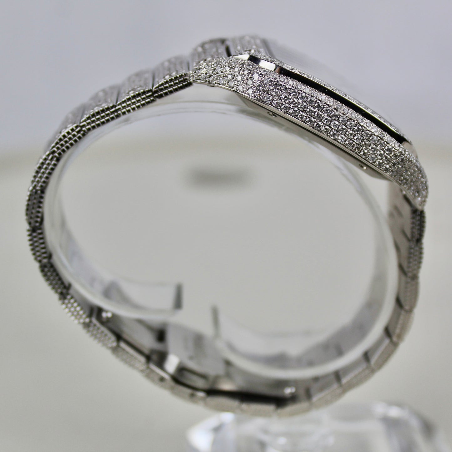 Cartier Santos Large - WSSA0009 - ICED OUT