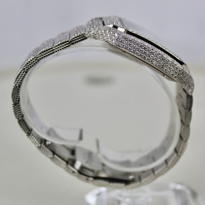 Cartier Santos Large - WSSA0009 - ICED OUT