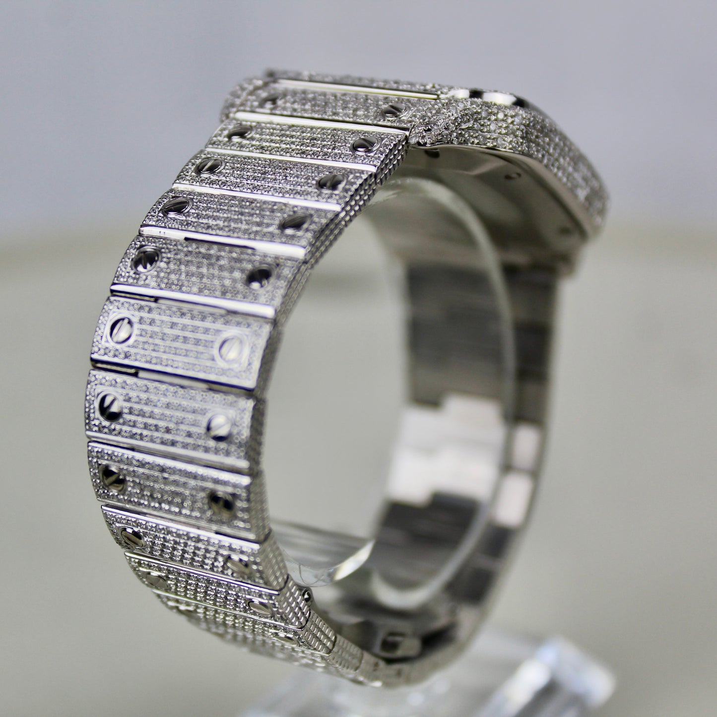 Cartier Santos Large - WSSA0009 - ICED OUT
