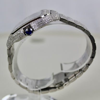 Cartier Santos Large - WSSA0009 - ICED OUT