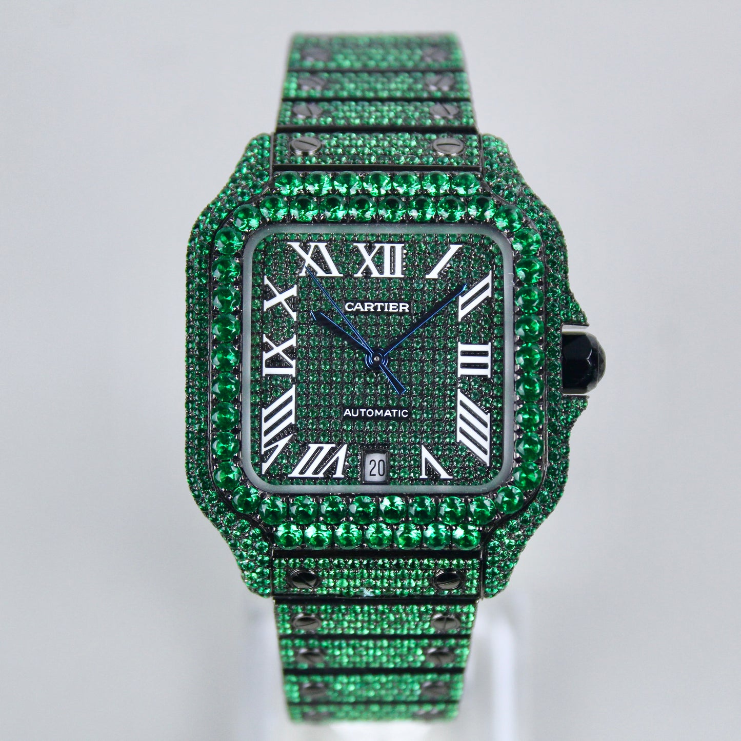 Cartier Santos Large - WSSA0009 - ICED OUT