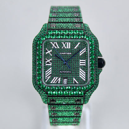 Cartier Santos Large - WSSA0009 - ICED OUT