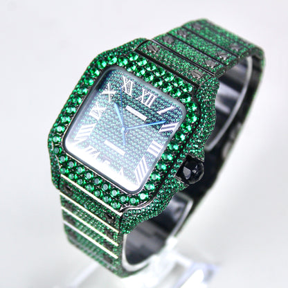 Cartier Santos Large - WSSA0009 - ICED OUT