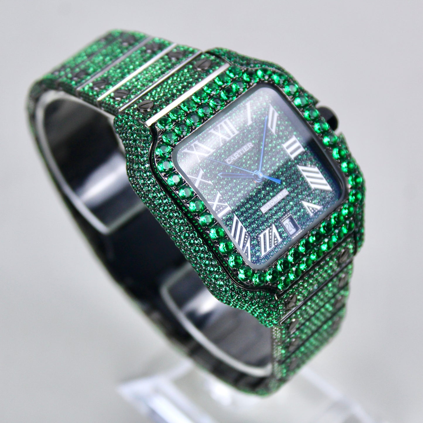 Cartier Santos Large - WSSA0009 - ICED OUT