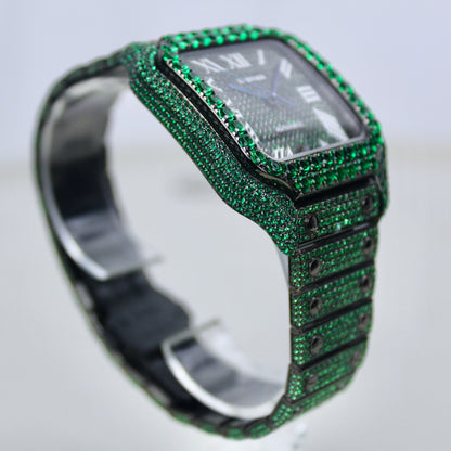 Cartier Santos Large - WSSA0009 - ICED OUT