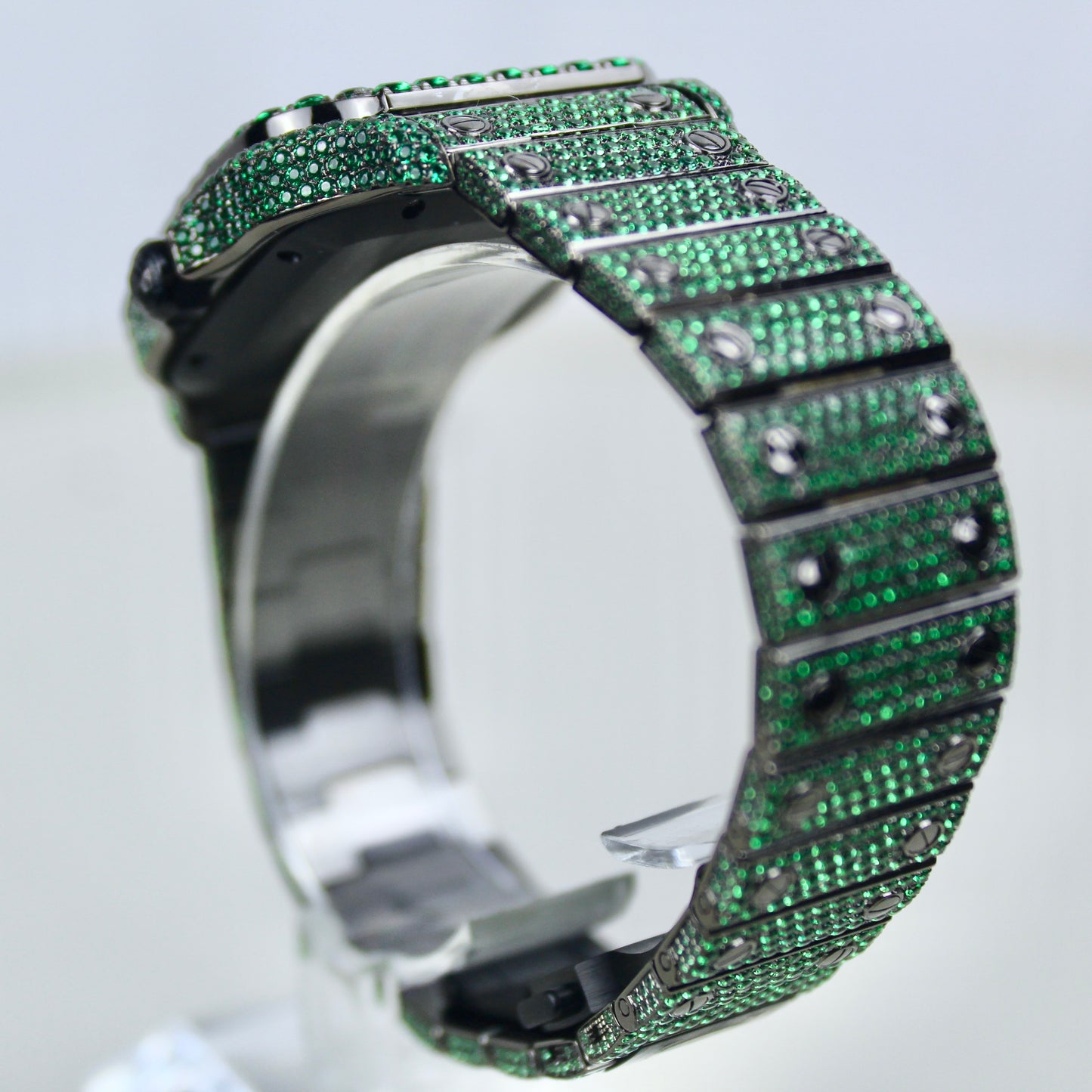 Cartier Santos Large - WSSA0009 - ICED OUT