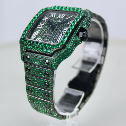 Cartier Santos Large - WSSA0009 - ICED OUT