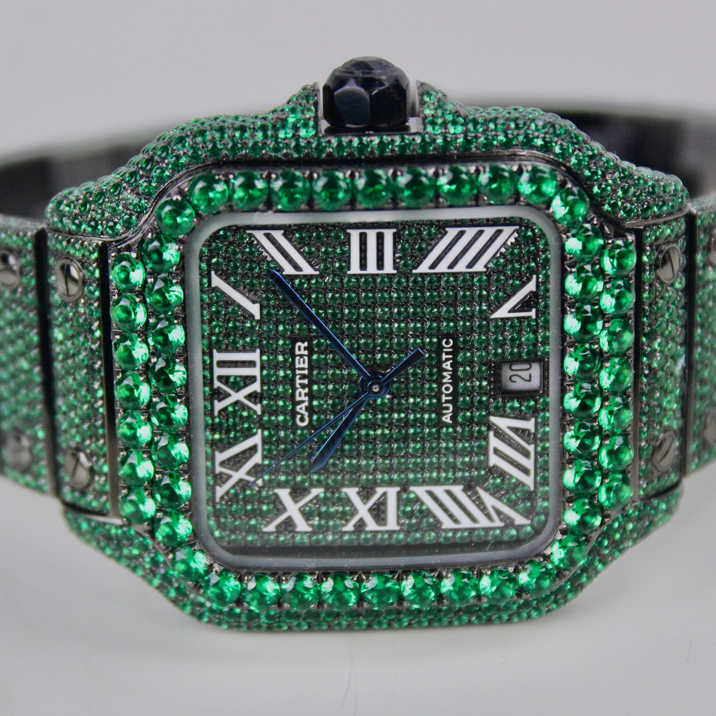 Cartier Santos Large - WSSA0009 - ICED OUT