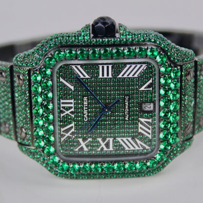 Cartier Santos Large - WSSA0009 - ICED OUT
