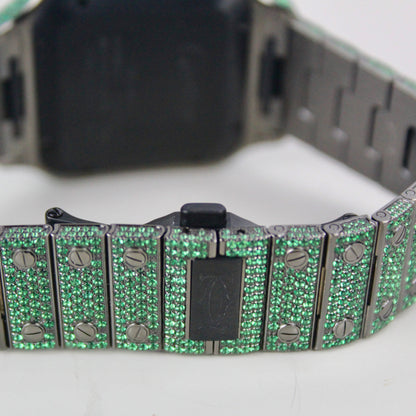 Cartier Santos Large - WSSA0009 - ICED OUT