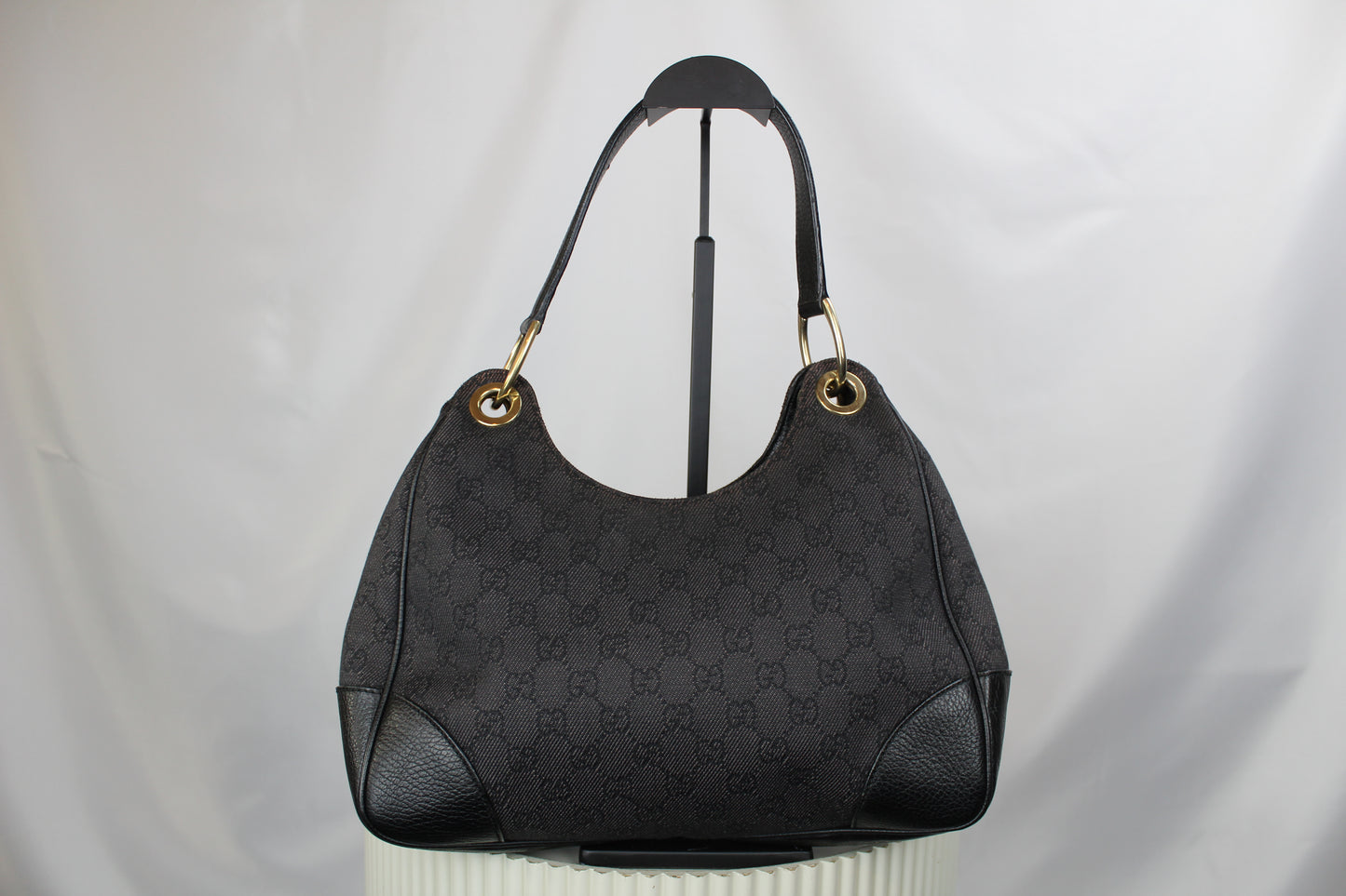 Gucci GG Denim Colbert Hobo Bag