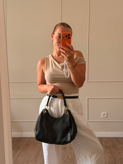 Gucci GG Denim Colbert Hobo Bag
