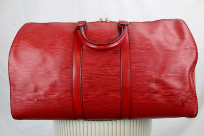 Louis Vuitton Keepall 45 Castilian Red