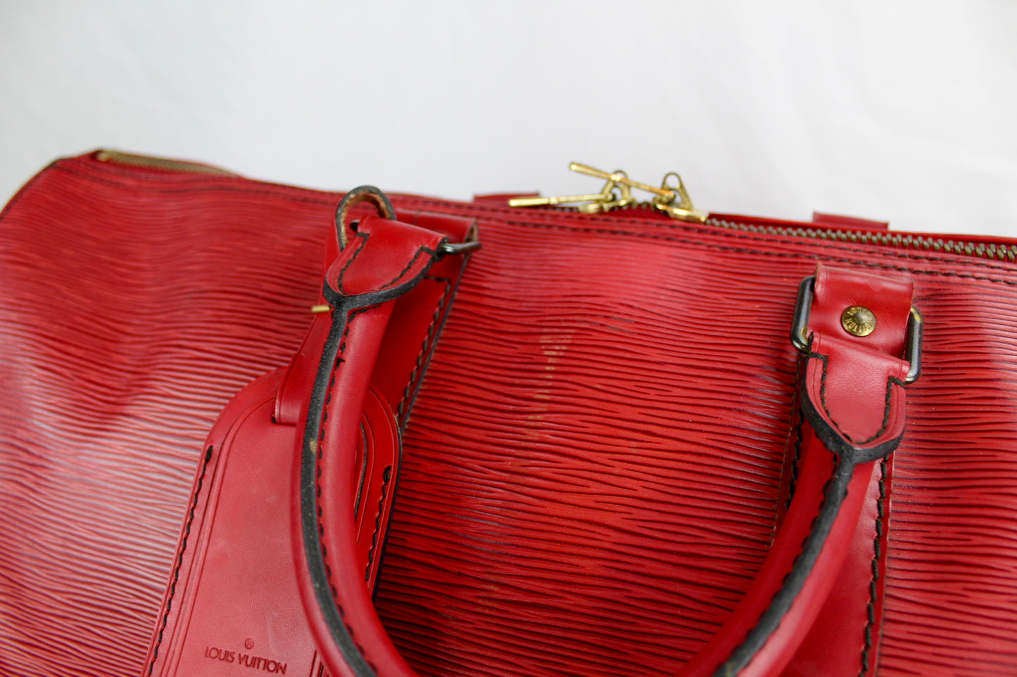 Louis Vuitton Keepall 45 Castilian Red