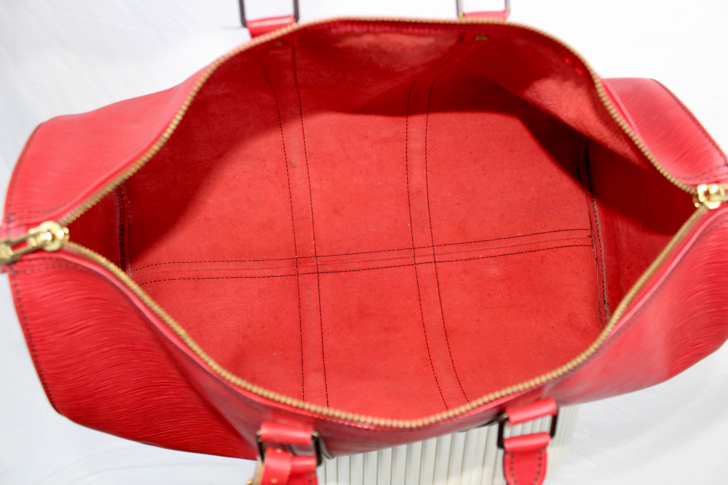 Louis Vuitton Keepall 45 Castilian Red