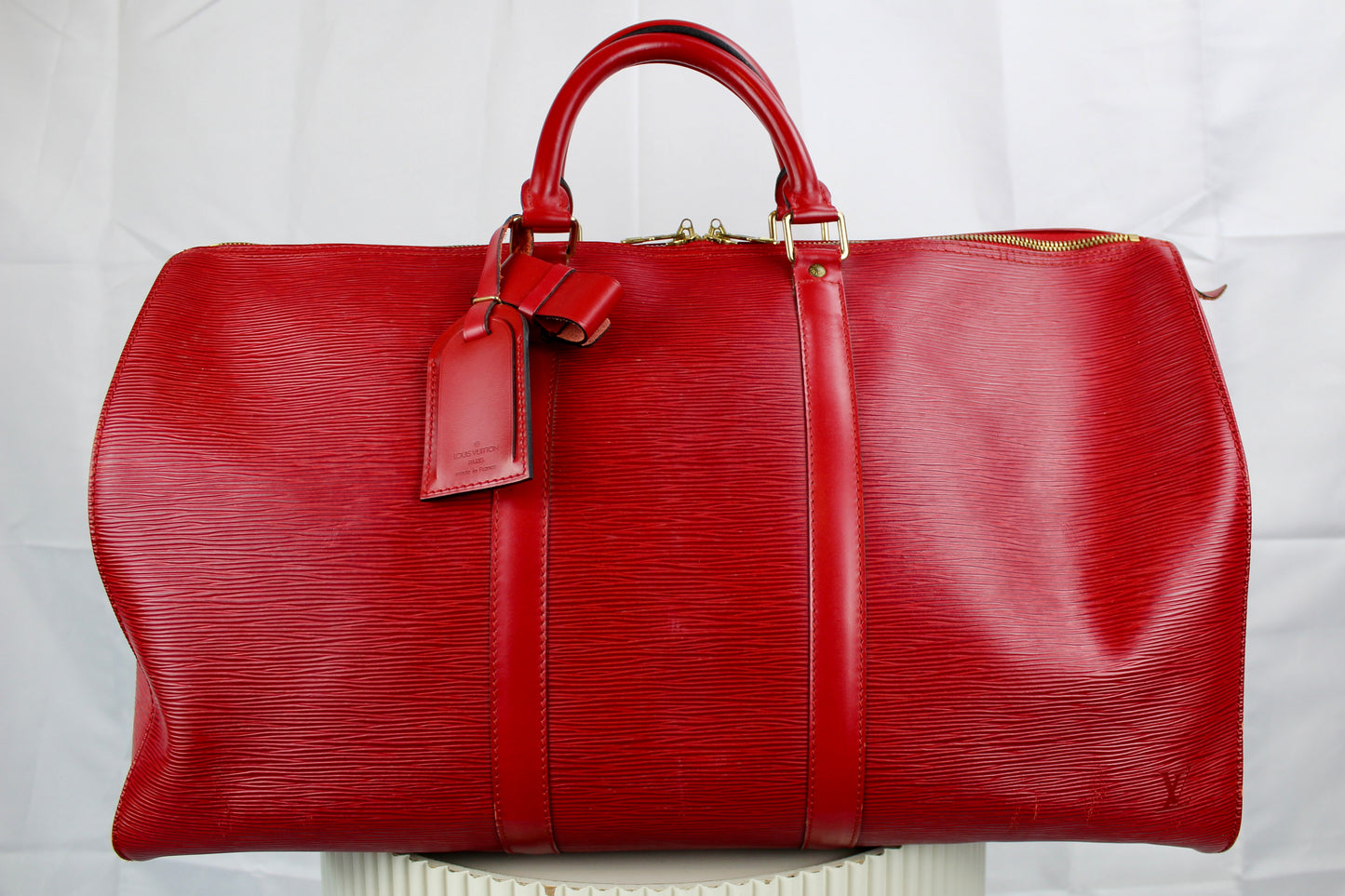 Louis Vuitton Keepall 50 Castilian Red