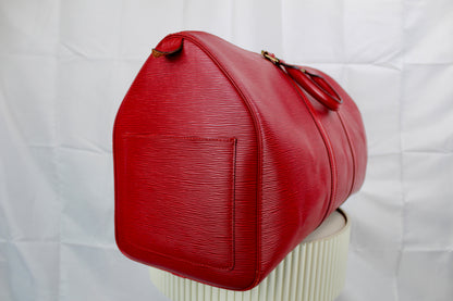 Louis Vuitton Keepall 50 Castilian Red