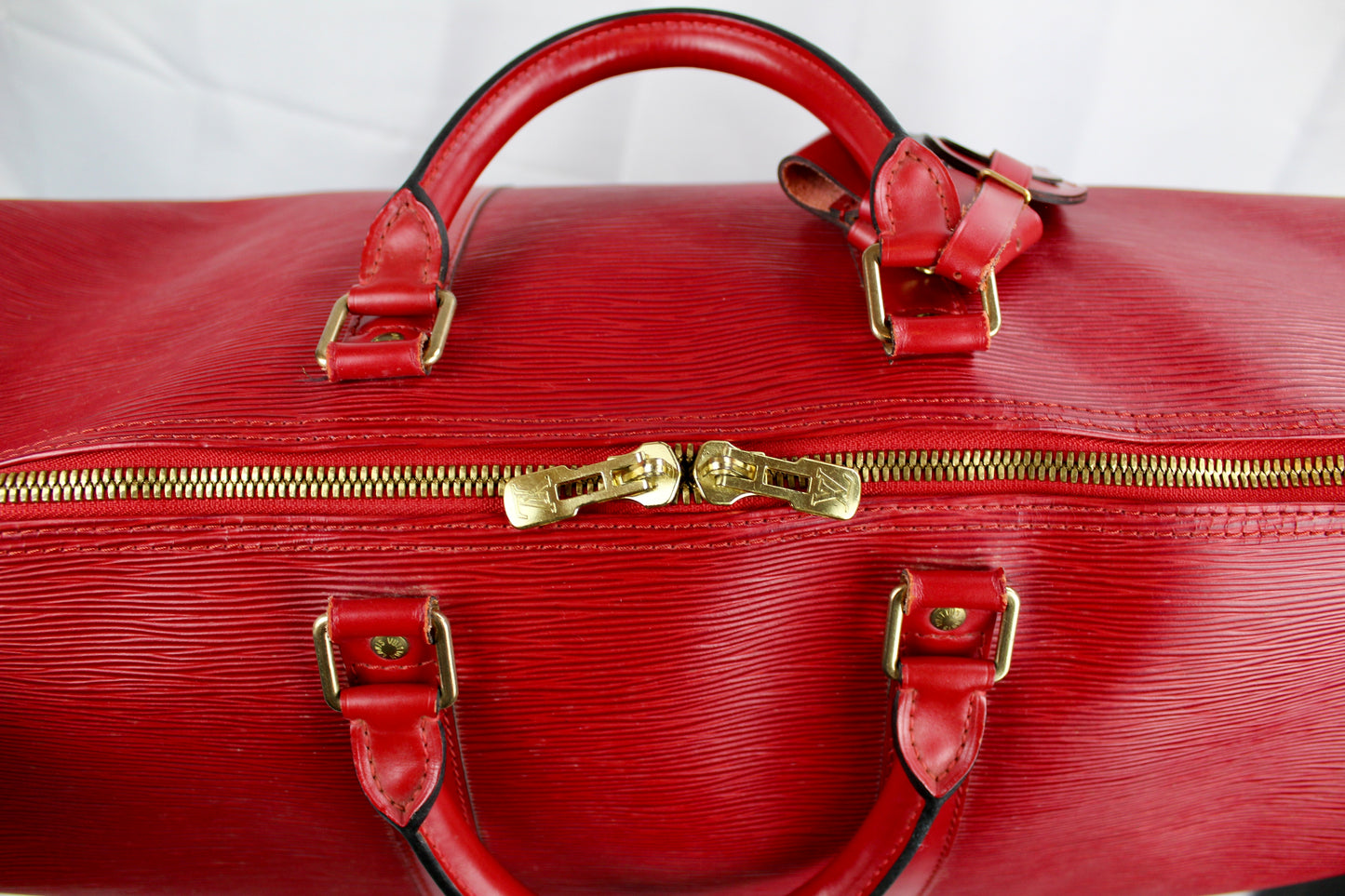 Louis Vuitton Keepall 50 Castilian Red