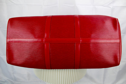 Louis Vuitton Keepall 50 Castilian Red