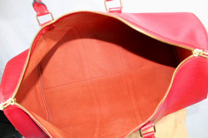 Louis Vuitton Keepall 50 Castilian Red